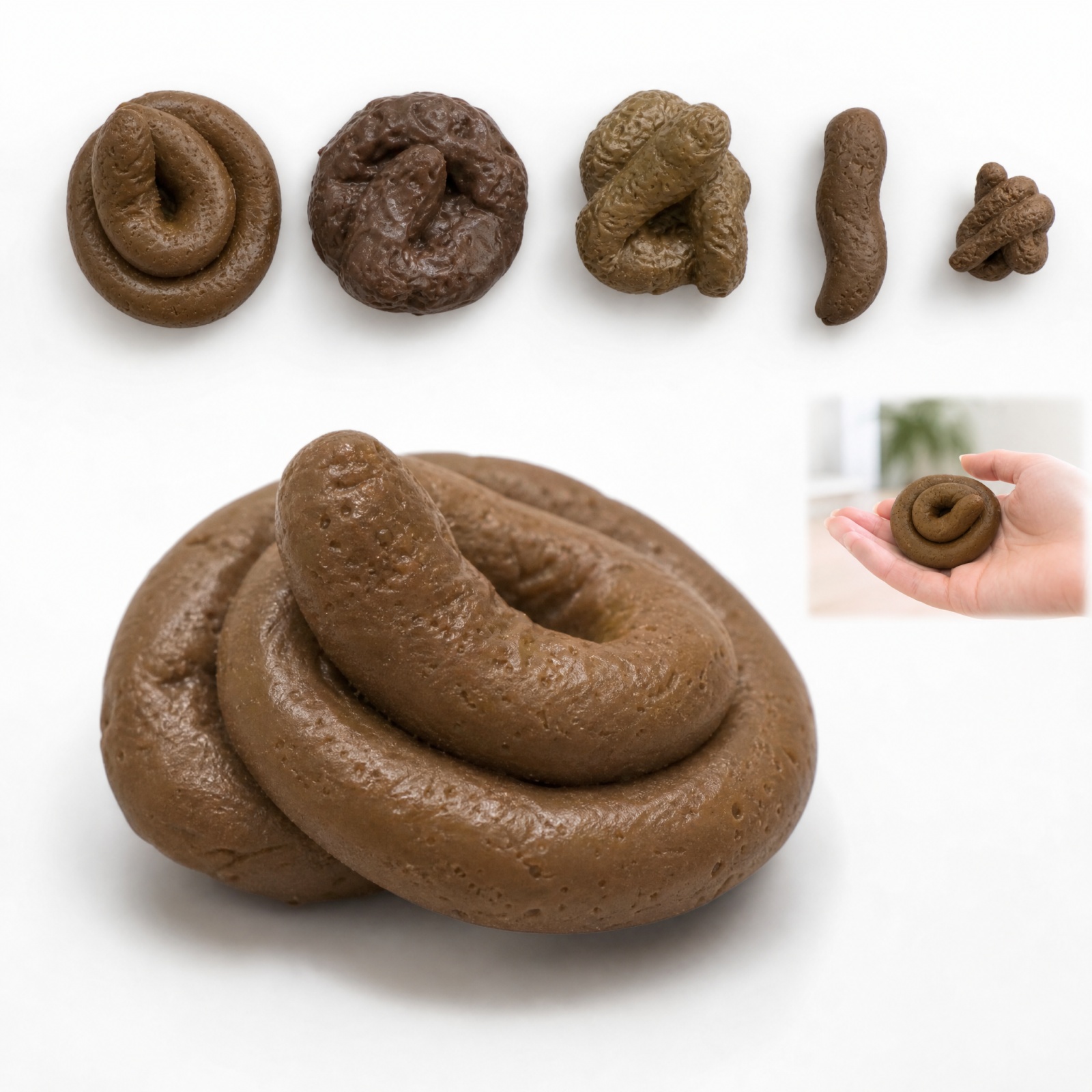 Fake Poop Gag Gift - Реалистичный, безопасный и мягкий пластиковый фальшивый