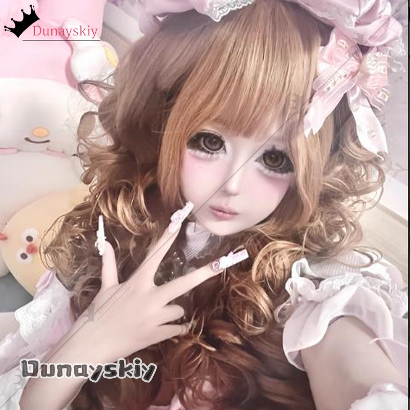 Anime Cosplay Wig Heat Resistant - Парик YiNuo*Cosplay Messiah Complex Gyaru, полноразмерный,