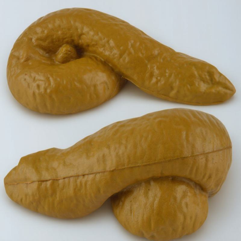 Fake Poop Gag Gift - Реалистичный искусственный экскремент для розыгрышей, мягкий,