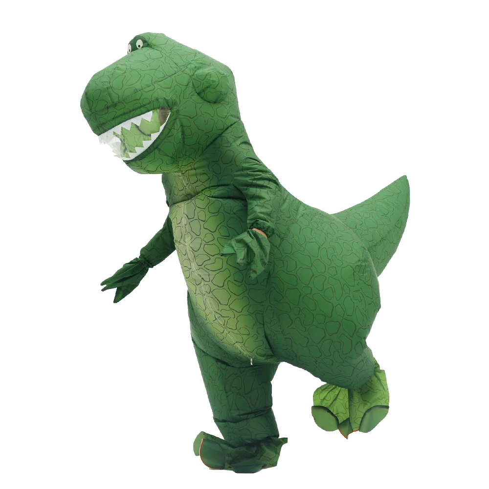Надувной костюм зеленого диноз – обзор и цена Inflatable Dinosaur Costume Adult
