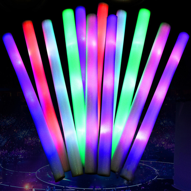 30 шт. Светодиодные разноцветн – обзор и цена Flashing Led Foam Sticks Party