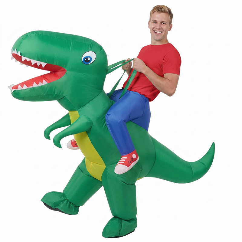 Надувной костюм Тираннозавра Р – обзор и цена Inflatable Dinosaur Costume Adult