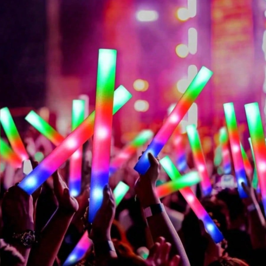 105 шт. светящихся палочек из  – обзор и цена Flashing Led Foam Sticks Party