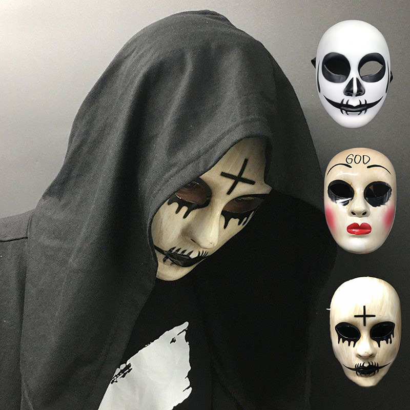 Бриллиантовые маски на Хэллоуи – обзор и цена Led Purge Mask Halloween