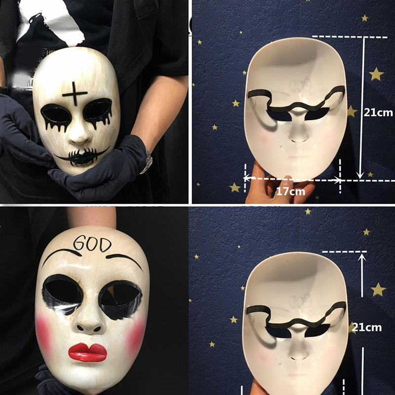 Бриллиантовые маски на Хэллоуи – обзор и цена Led Purge Mask Halloween
