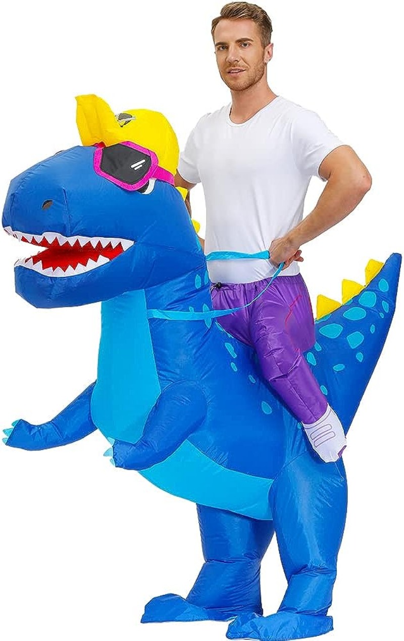 Надувной костюм динозавра для  – обзор и цена Inflatable Dinosaur Costume Adult