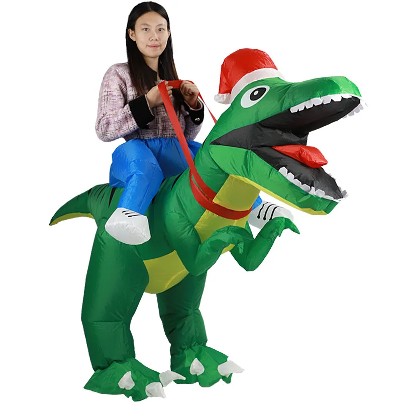 Надувной костюм Тираннозавра Р – обзор и цена Inflatable Dinosaur Costume Adult